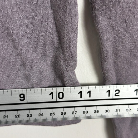 Aritzia Sunday Best Ellie Sweater Grey Womens Sz XS Mock Neck Open Back Knit Top - Picture 13 of 16